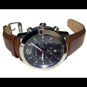 Michael Kors Mens Leather Watch Mk8433 